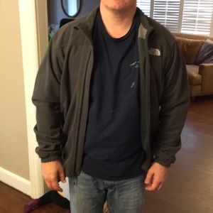 Dark grey north face jacket
